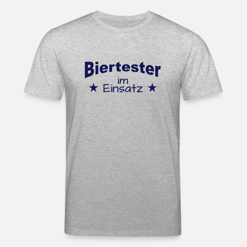Biertester im Einsatz - Stanley/Stella Unisex Bio-T-Shirt CREATOR - Grau meliert