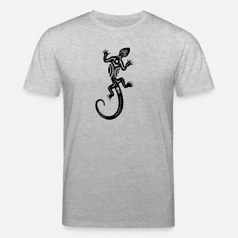 lézard - T-shirt bio CREATOR Stanley/Stella Unisexe - gris chiné