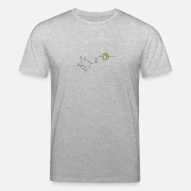 Peace - Stanley/Stella Unisex Bio-T-Shirt CREATOR - Grau meliert