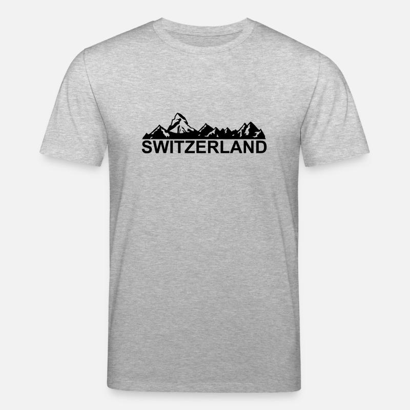 Suisse - Suisse - Suisse - Svizzera - T-shirt bio CREATOR Stanley/Stella Unisexe - gris chiné
