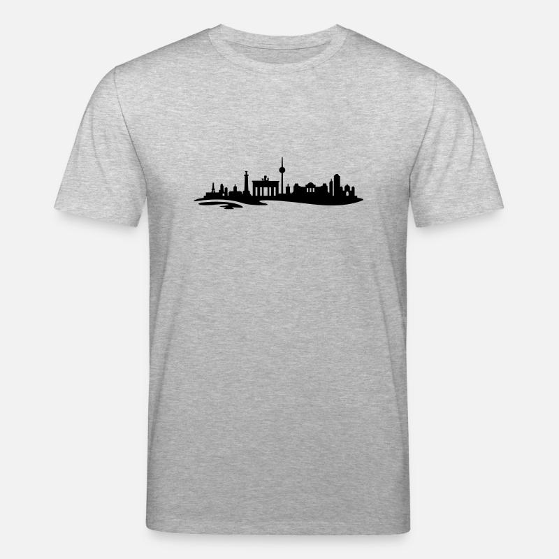 Berlin Skyline - Stanley/Stella Unisex Bio-T-Shirt CREATOR  - Grau meliert