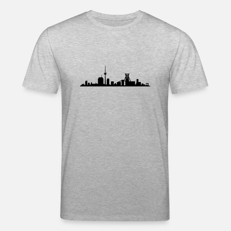 Skyline Essen - Stanley/Stella Unisex Bio-T-Shirt CREATOR  - Grau meliert