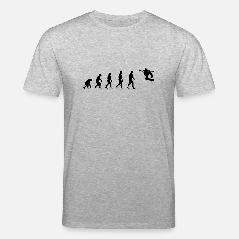 Evolution Skate - T-shirt bio CREATOR Stanley/Stella Unisexe - gris chiné