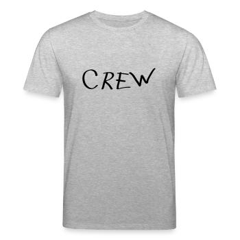 Crew - T-shirt bio CREATOR Stanley/Stella Unisexe - gris chiné - Devant - Alina (178cm) & Michal (187cm)