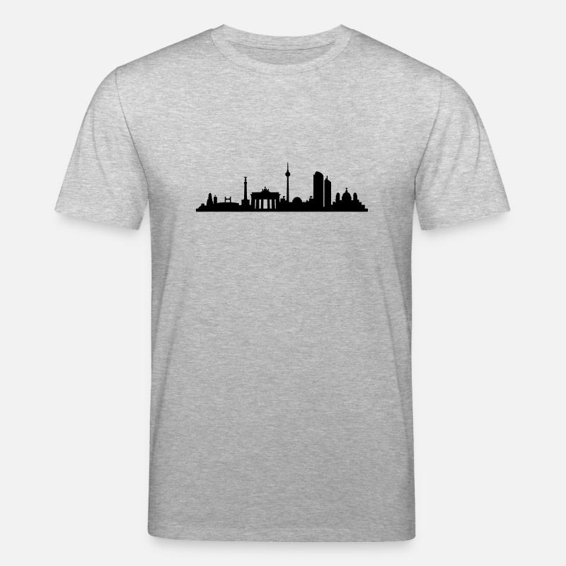 Skyline Berlin - Stanley/Stella Unisex Bio-T-Shirt CREATOR  - Grau meliert