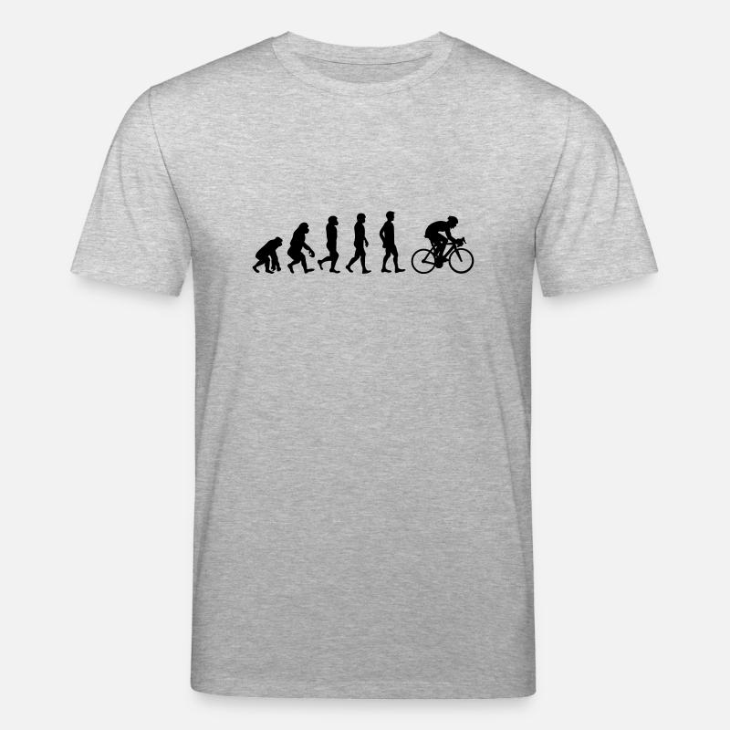 vélo évolution - T-shirt bio CREATOR Stanley/Stella Unisexe - gris chiné