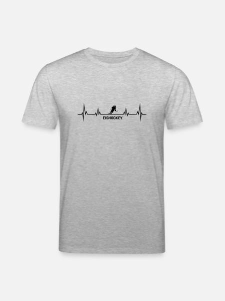 HERZSCHLAG eishockey - Stanley/Stella Unisex Bio-T-Shirt CREATOR  - Grau meliert