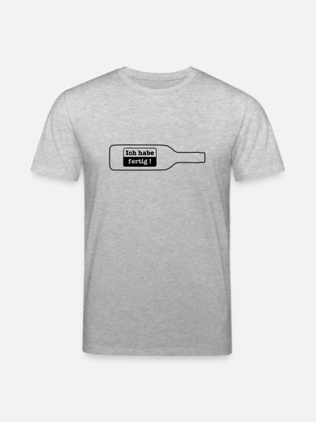 I have done - empty bottle - Stanley/Stella CREATOR Unisex Organic T-Shirt - heather grey