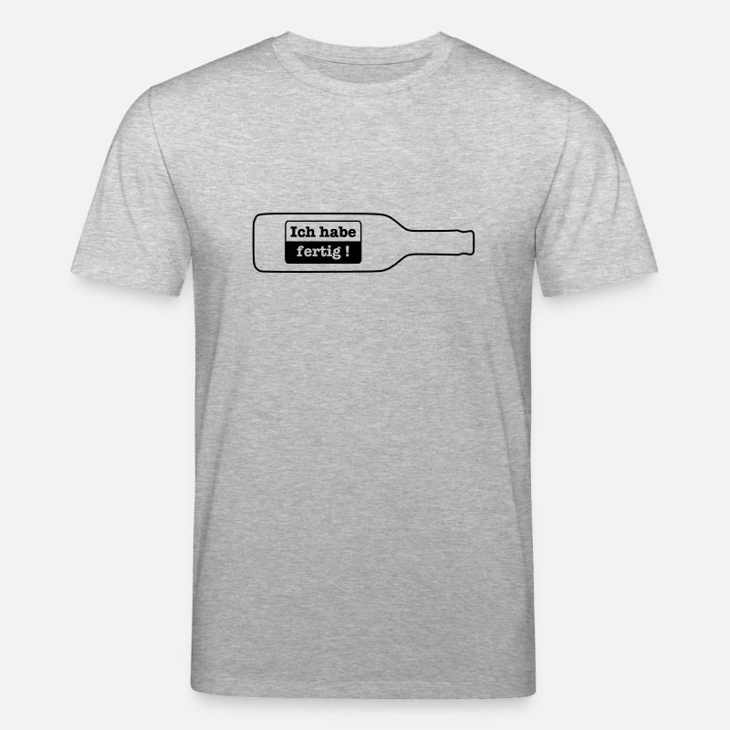 I have done - empty bottle - Stanley/Stella CREATOR Unisex Organic T-Shirt - heather grey