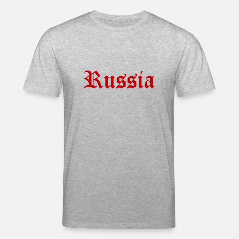 Russie - T-shirt bio CREATOR Stanley/Stella Unisexe - gris chiné
