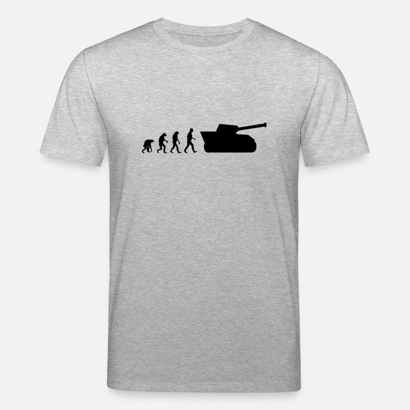 panzer evolution - Stanley/Stella Unisex Bio-T-Shirt CREATOR - Grau meliert