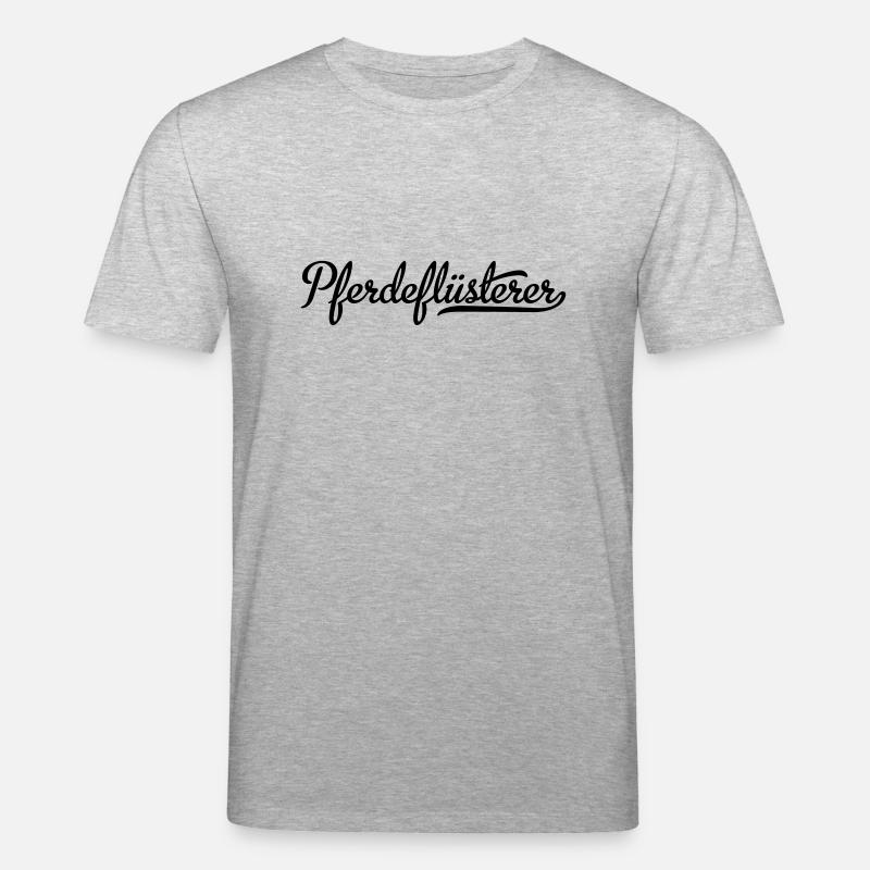 Pferdeflüsterer - Stanley/Stella Unisex Bio-T-Shirt CREATOR  - Grau meliert