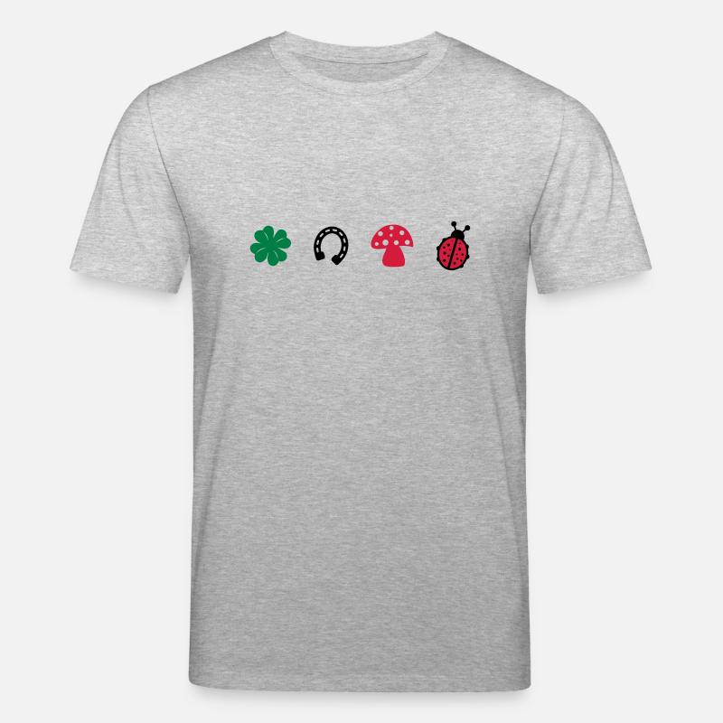 Glücksbringer - Stanley/Stella Unisex Bio-T-Shirt CREATOR  - Grau meliert
