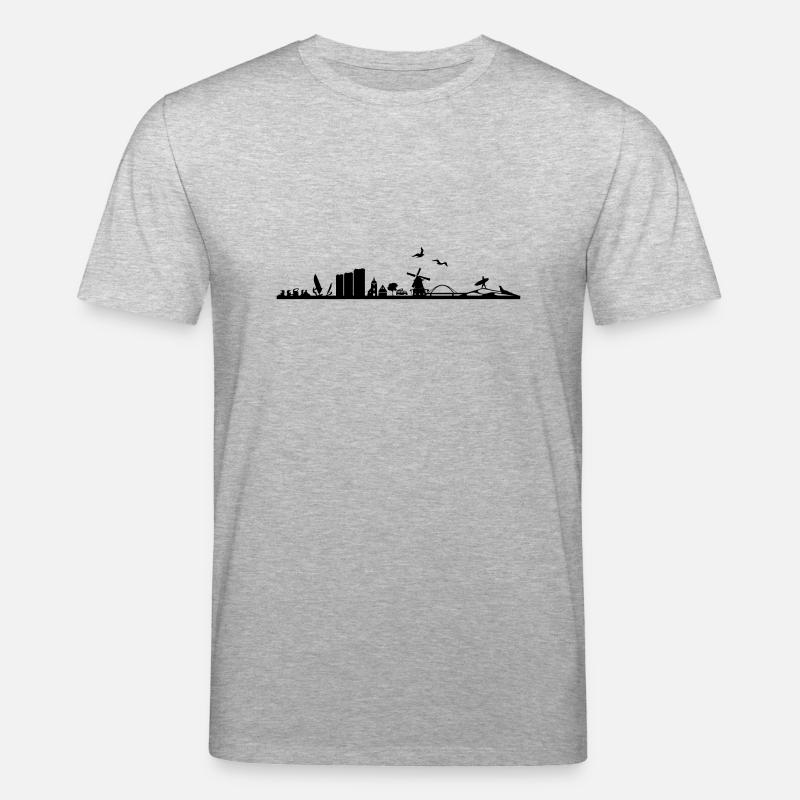 Skyline - Fehmarn - Stanley/Stella Unisex Bio-T-Shirt CREATOR  - Grau meliert