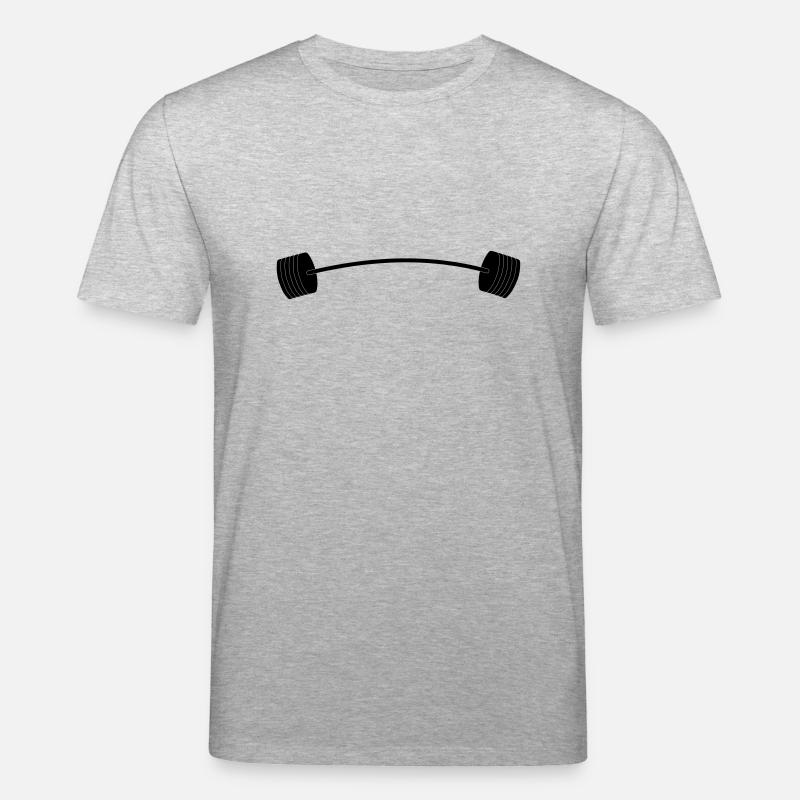 Hantel-gebogen - Stanley/Stella Unisex Bio-T-Shirt CREATOR  - Grau meliert