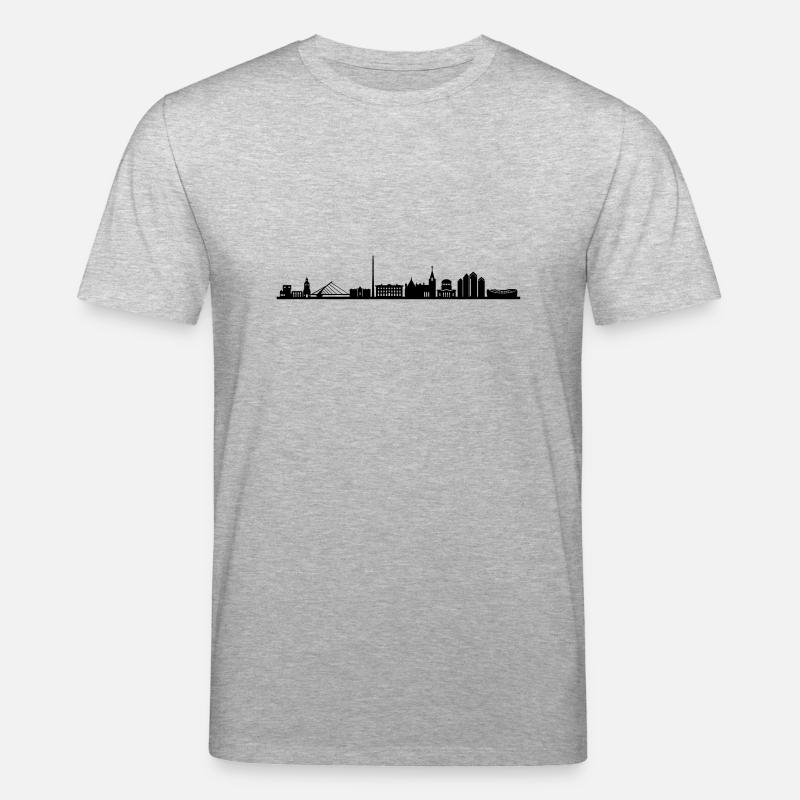 Skyline - Dublin - Stanley/Stella Unisex Bio-T-Shirt CREATOR  - Grau meliert