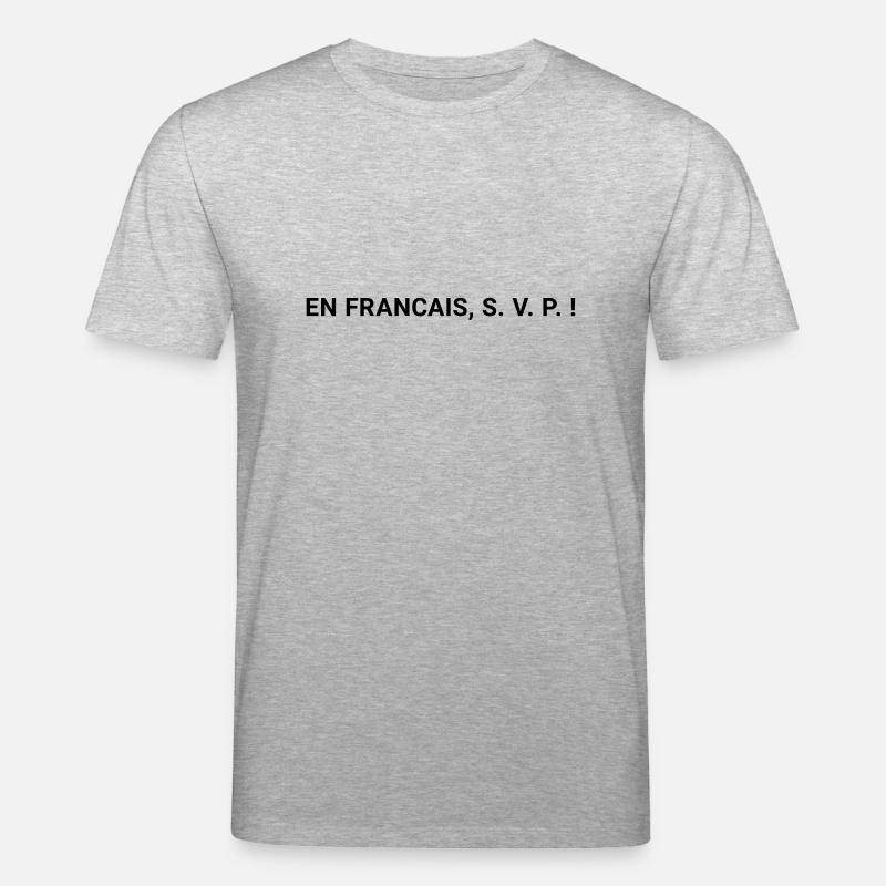 en francais - Stanley/Stella Unisex Bio-T-Shirt CREATOR  - Grau meliert
