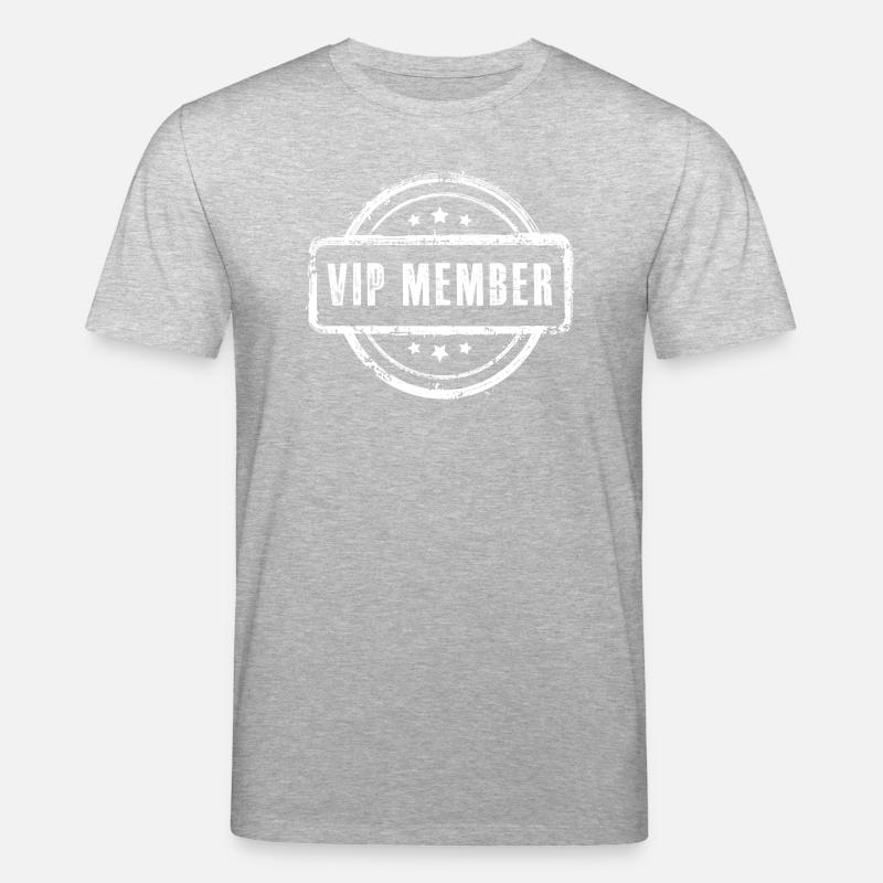 Tampon de membre VIP - T-shirt bio CREATOR Stanley/Stella Unisexe - gris chiné