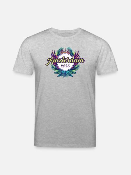 Amsterdam 2025 Team - Stanley/Stella CREATOR Unisex Organic T-Shirt - heather grey