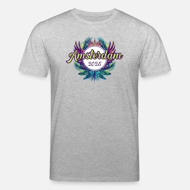Amsterdam 2025 Team - Stanley/Stella CREATOR Unisex Organic T-Shirt - heather grey