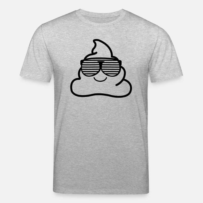 coole_kacke_01 - Stanley/Stella Unisex Bio-T-Shirt CREATOR  - Grau meliert