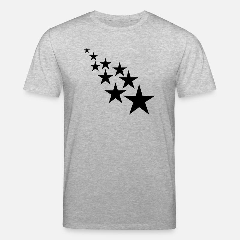 Sterne - Stanley/Stella Unisex Bio-T-Shirt CREATOR  - Grau meliert