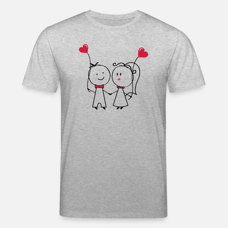 ehepaar_1 - T-shirt bio CREATOR Stanley/Stella Unisexe - gris chiné