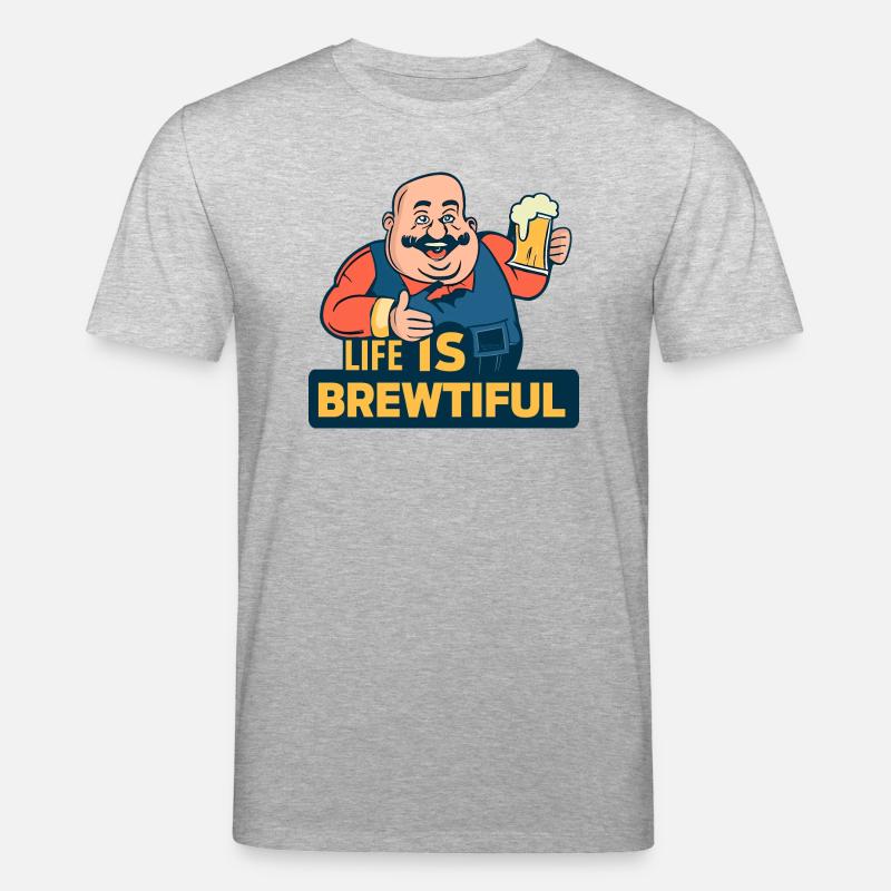 Braubar - Stanley/Stella Unisex Bio-T-Shirt CREATOR  - Grau meliert
