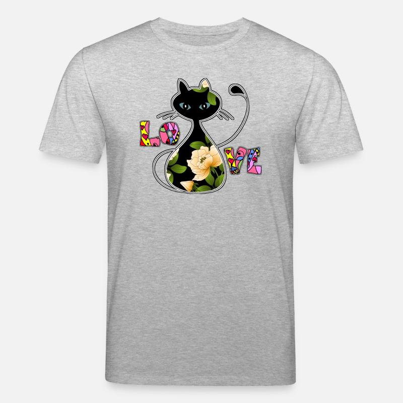 Chat - T-shirt bio CREATOR Stanley/Stella Unisexe - gris chiné