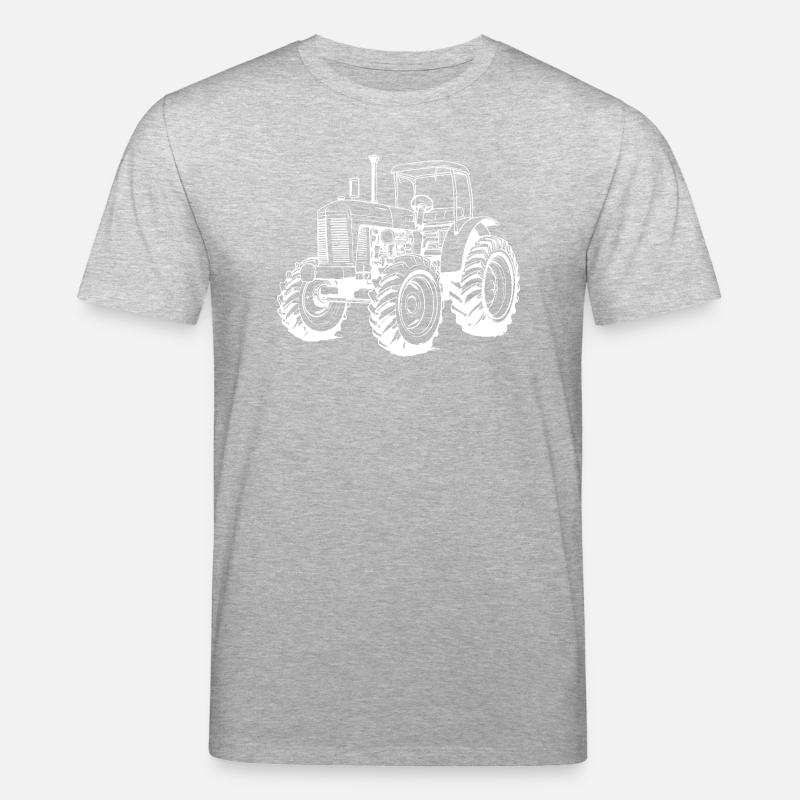 Traktor Symbol - Stanley/Stella Unisex Bio-T-Shirt CREATOR - Grau meliert