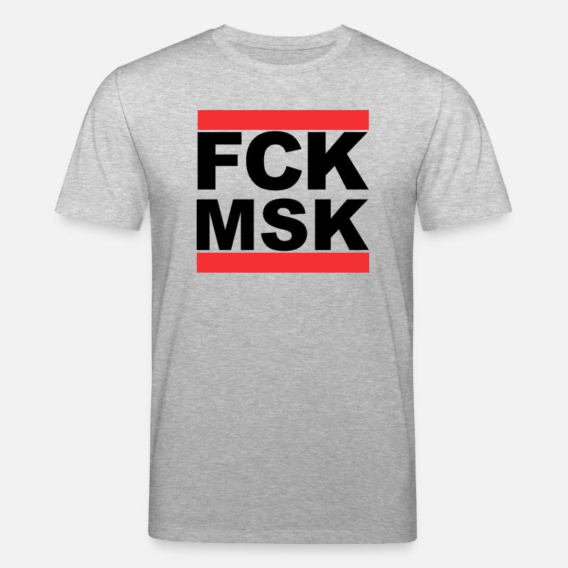 FCK MSK - Stanley/Stella Unisex Bio-T-Shirt CREATOR  - Grau meliert