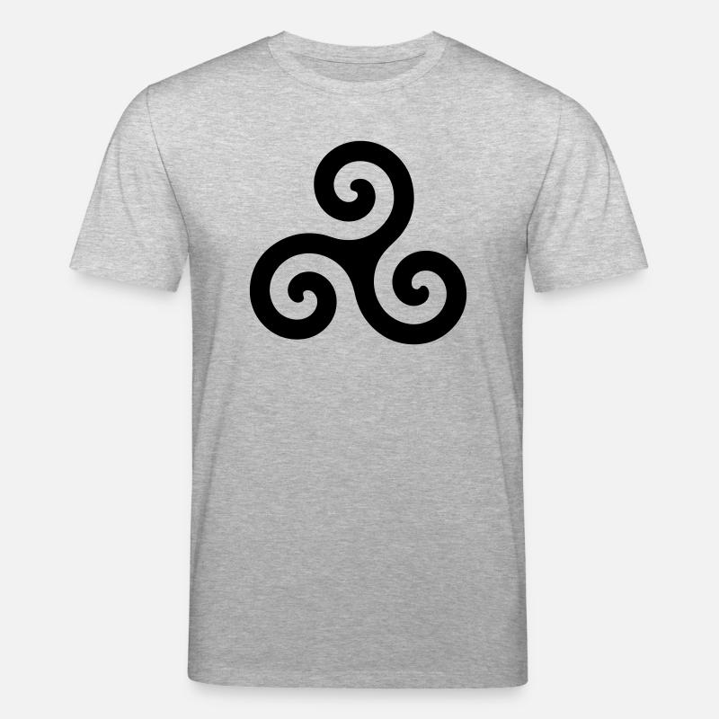 celtic symbol - Stanley/Stella Unisex Bio-T-Shirt CREATOR  - Grau meliert