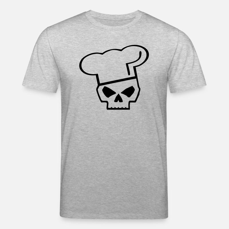 killer chef - T-shirt bio CREATOR Stanley/Stella Unisexe - gris chiné