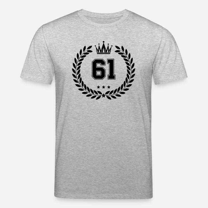wappen 61 - Stanley/Stella Unisex Bio-T-Shirt CREATOR  - Grau meliert