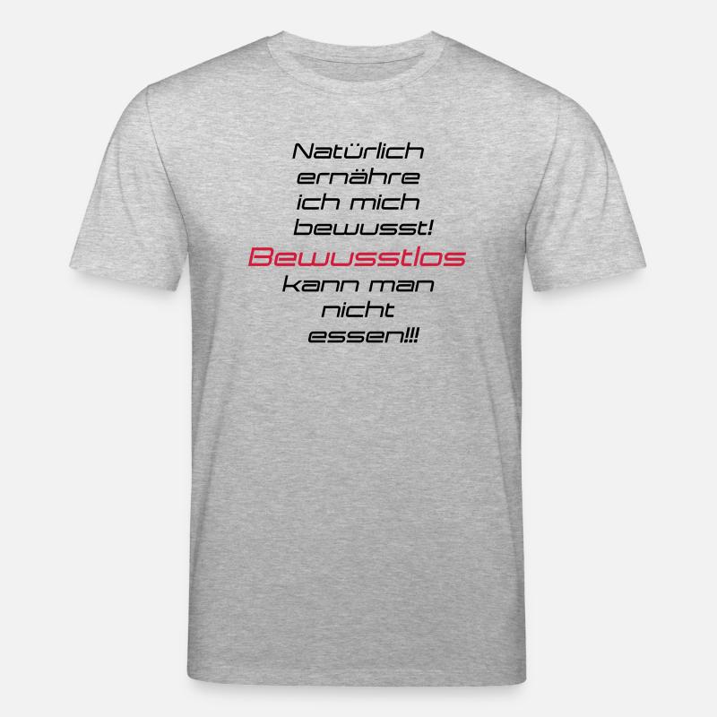 Bewusste Ernährung - Stanley/Stella Unisex Bio-T-Shirt CREATOR  - Grau meliert