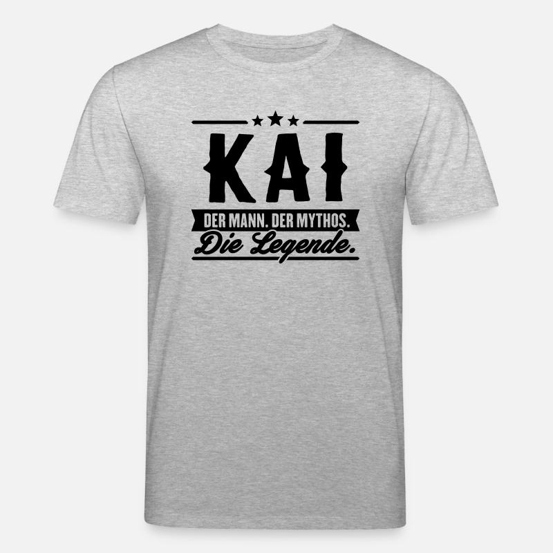 Man Myth Legend Kai - T-shirt bio CREATOR Stanley/Stella Unisexe - gris chiné