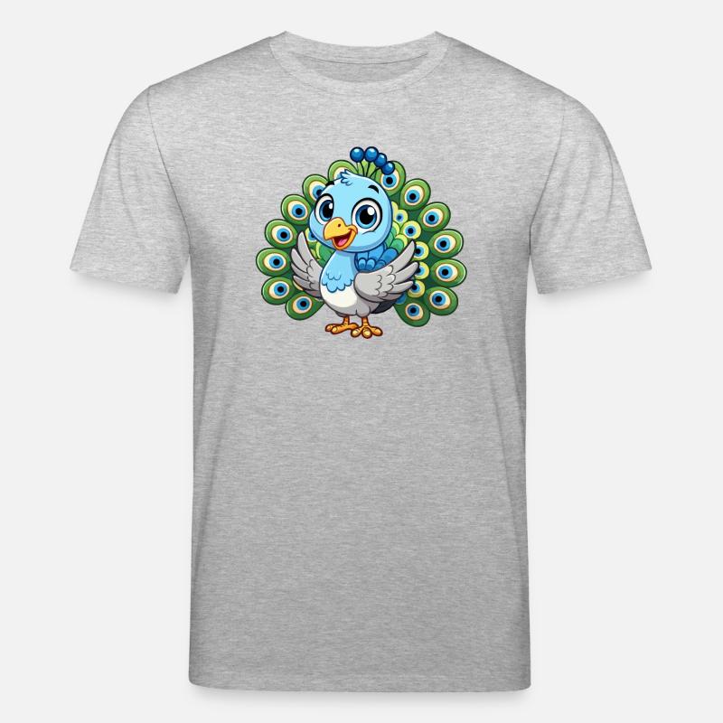 Pfauenkind - Stanley/Stella Unisex Bio-T-Shirt CREATOR  - Grau meliert
