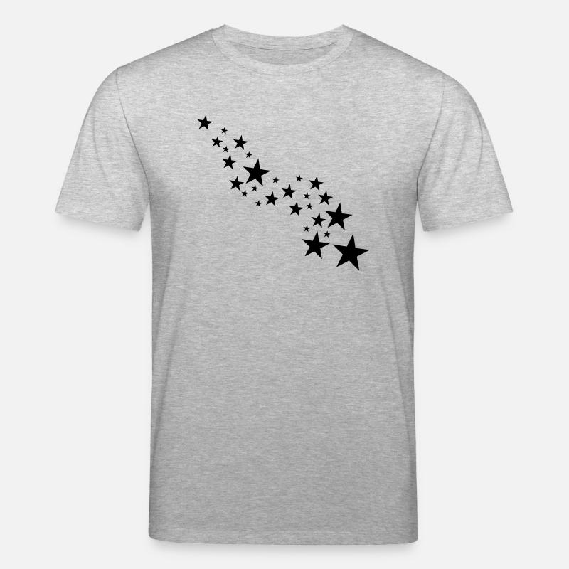 sterne - Stanley/Stella Unisex Bio-T-Shirt CREATOR  - Grau meliert