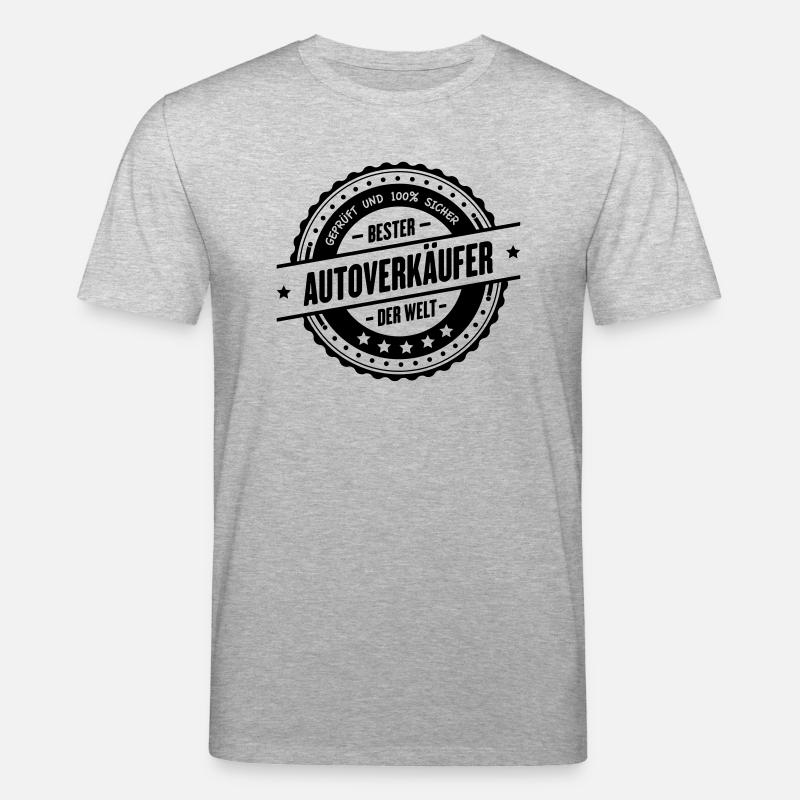 Bester Autoverkäufer - Stanley/Stella Unisex Bio-T-Shirt CREATOR - Grau meliert