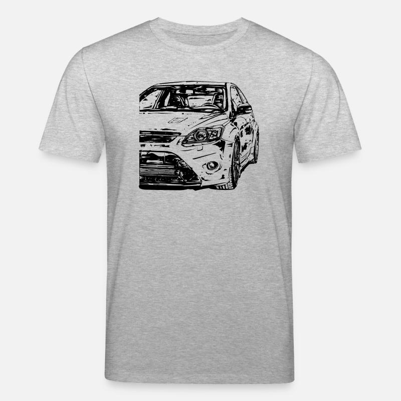 schnelles auto - Stanley/Stella Unisex Bio-T-Shirt CREATOR  - Grau meliert