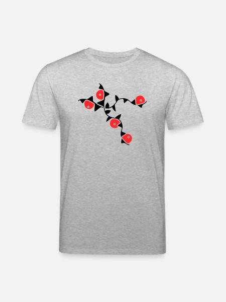 Vrilles de fleurs - T-shirt bio CREATOR Stanley/Stella Unisexe - gris chiné