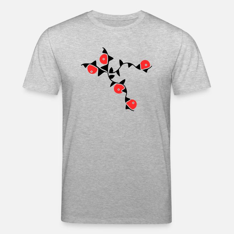 Vrilles de fleurs - T-shirt bio CREATOR Stanley/Stella Unisexe - gris chiné