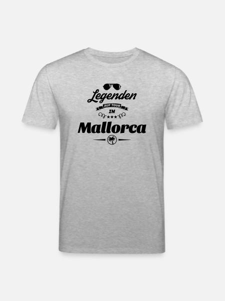 mallorca legenden - Stanley/Stella Unisex Bio-T-Shirt CREATOR  - Grau meliert