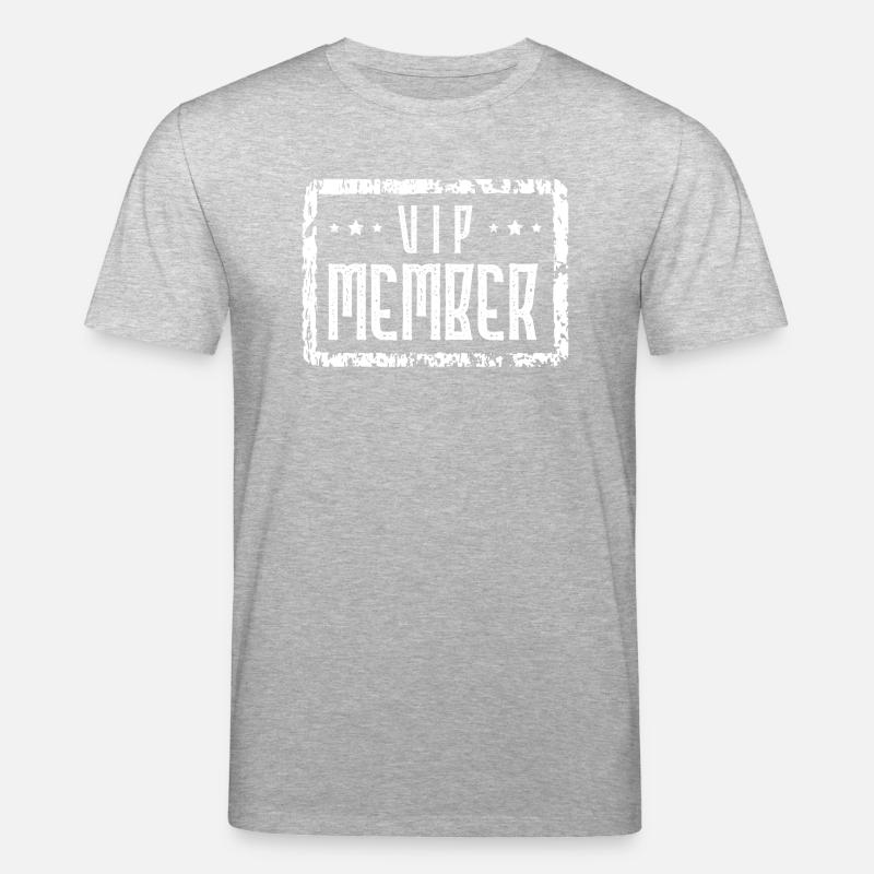Cœur de membre VIP - T-shirt bio CREATOR Stanley/Stella Unisexe - gris chiné