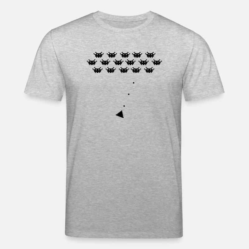 space attack - T-shirt bio CREATOR Stanley/Stella Unisexe - gris chiné