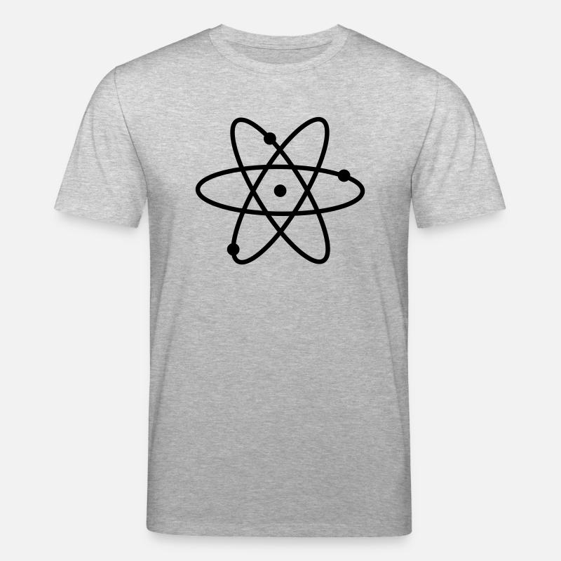 chemie_atom____f1 - Stanley/Stella Unisex Bio-T-Shirt CREATOR  - Grau meliert