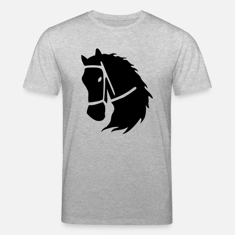 pferde - Stanley/Stella Unisex Bio-T-Shirt CREATOR - Grau meliert