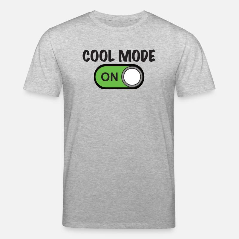 COOL MODE ON - Stanley/Stella Unisex Bio-T-Shirt CREATOR  - Grau meliert