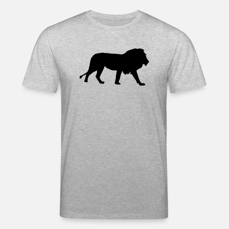 Löwe - Stanley/Stella Unisex Bio-T-Shirt CREATOR  - Grau meliert