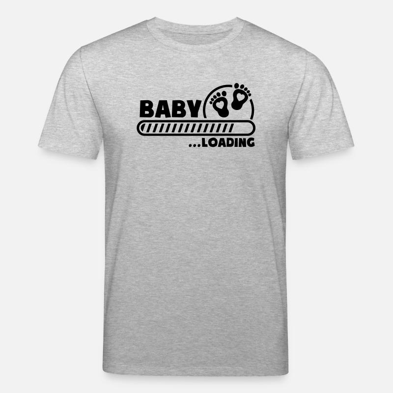 baby_loading_g1 - Stanley/Stella CREATOR Unisex Organic T-Shirt - heather grey